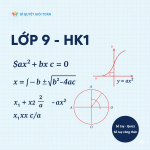 Toán 9 HK1 bám sát SGK | Hàm bậc hai | Biquyetgioitoan.com